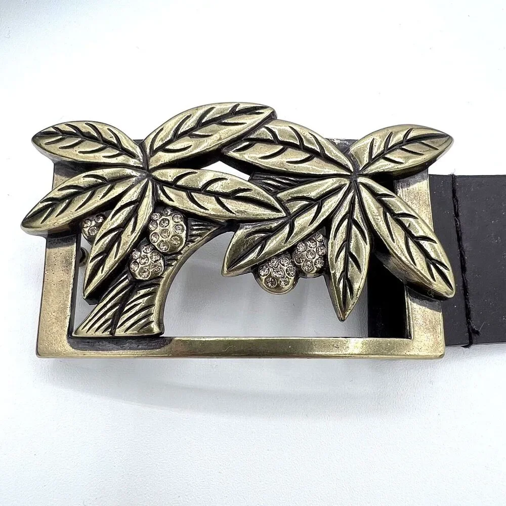 Cipriani Smooth Brown Leather Belt 1.5